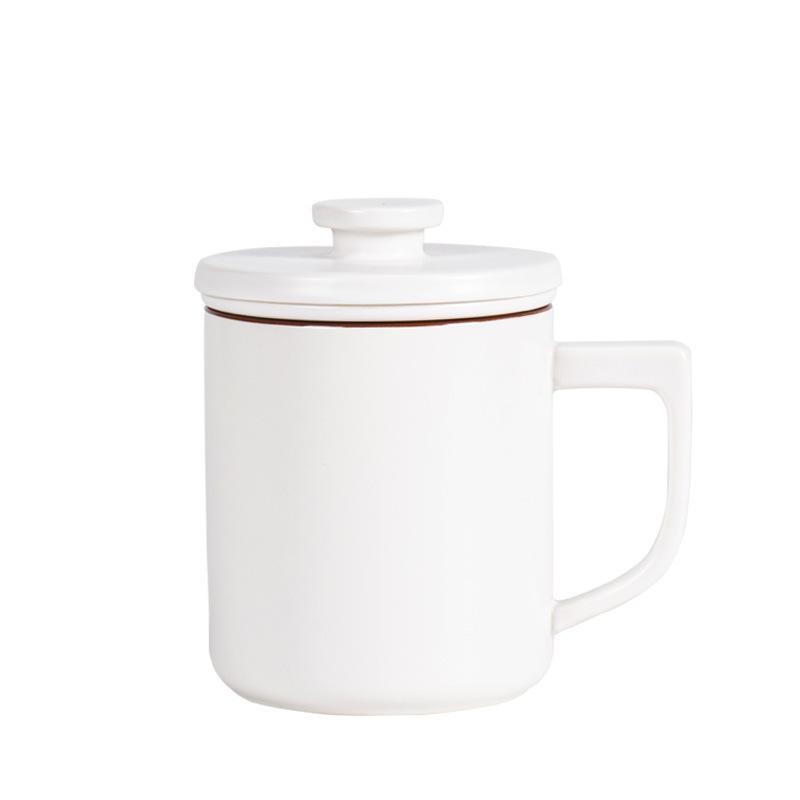 Three-Piece Teacup Office Tea Cup Boss Cup Personal Cup Ceramic Cup Custom Filter With Lid