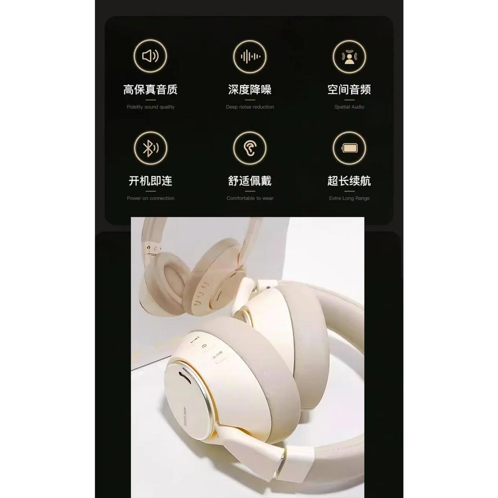 Y889 Bluetooth-Kopfhörer -48db Aktive Geräuschunterdrückung Bluetooth-Kopfhörer ANC-Max Headsets HiFi Stereo-Ohrhörer