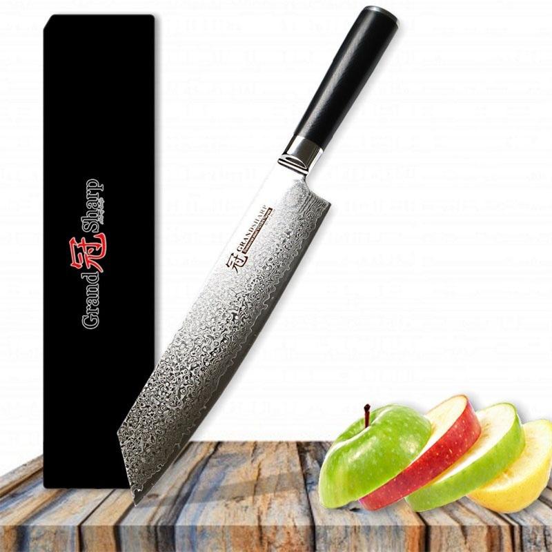 8.2 Inch Chef Knife VG10 Damascus Steel Vg10 Japanese Kitchen Knives G10 Handle