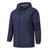Men's Spring/Autumn Hooded Windbreaker Jacket - Lightweight, Windproof, Waterproof Outdoor Wear