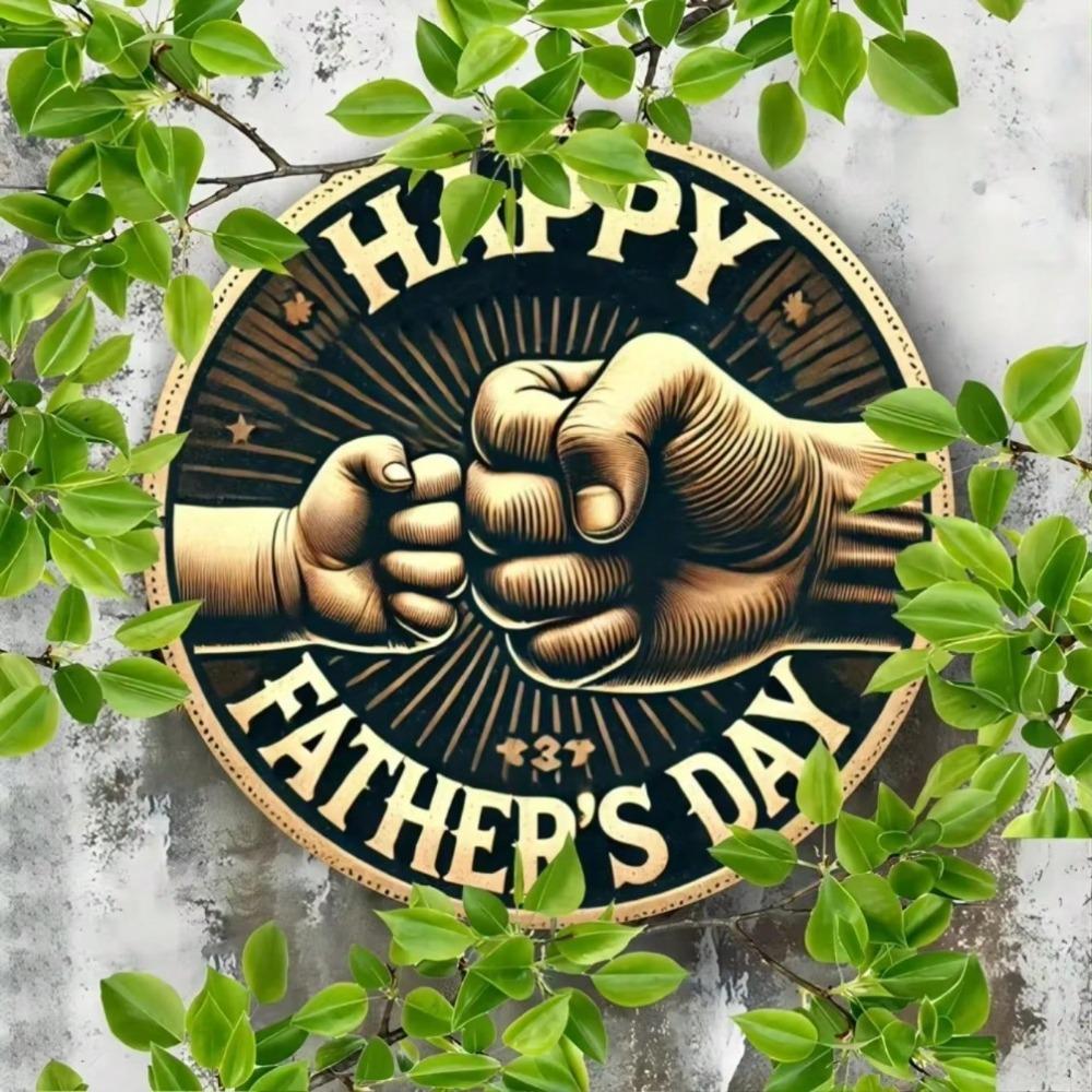 Vintage Metal Wall Art Rustic Decor Father's Day Gift