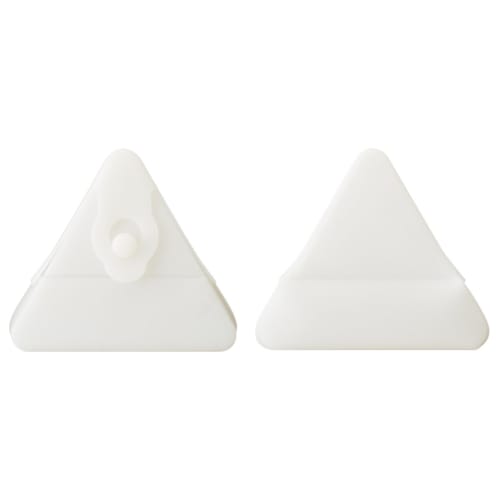 Skater Silicone Rice Ball Wrap, White, 9.5cm Wide x 3.5cm Deep x 8.5cm High, SLOR1