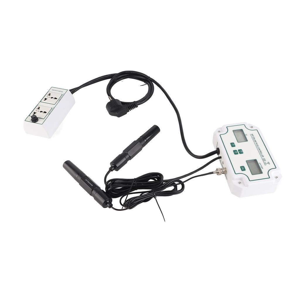 Water Quality Tester PH EC TEMP 3 in 1 Tester WIFI Automatic Identification Tester with Alarm Function EU Plug 230V