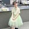 Girls' dress summer dress 2026 new style children's western-style Chinese style dress, girls' fashionable Chinese cheongsam princess dress