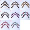 2pcs Acrylic Crystal Sandal Beach Slider Decorate Chain Removable DIY Herringbone Slipper Chain Shoe Flower Ladies