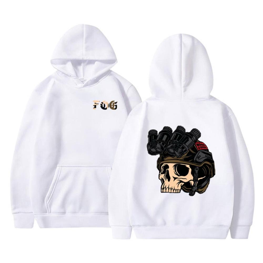 Forward Observations Group Skull Double Sided Print Hoodie Male Fashion Oversized Pullover Hoodies Men Women Sweatshirt