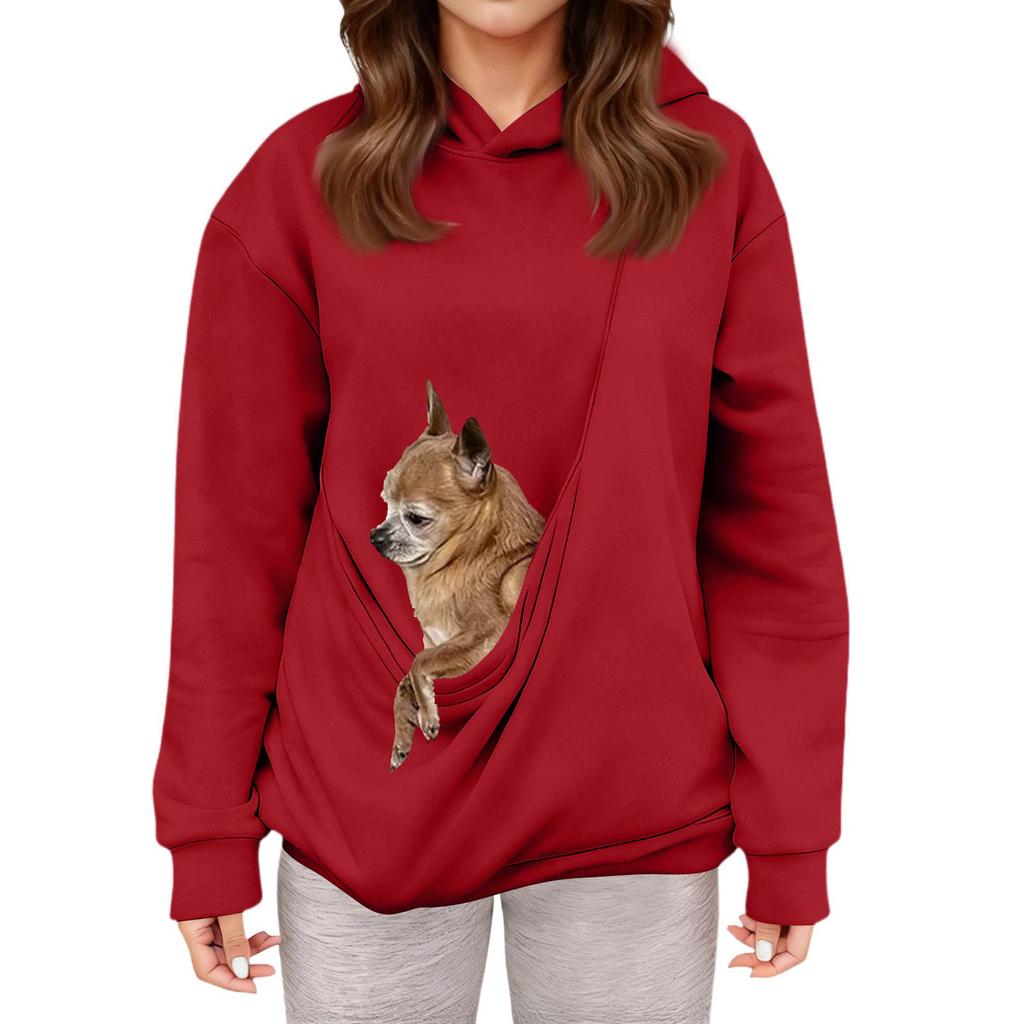 Women's Fashion Daily  Casual  Hoodie Long Sleeve Top