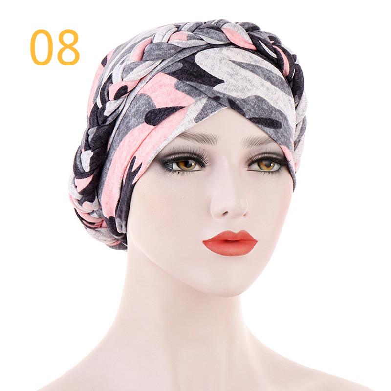 Cotton Print Muslim Turban Scarf for Women Islamic Inner Hijab Caps Arab Wrap Head Scarves Femme Musulman Turbante Mujer KTB