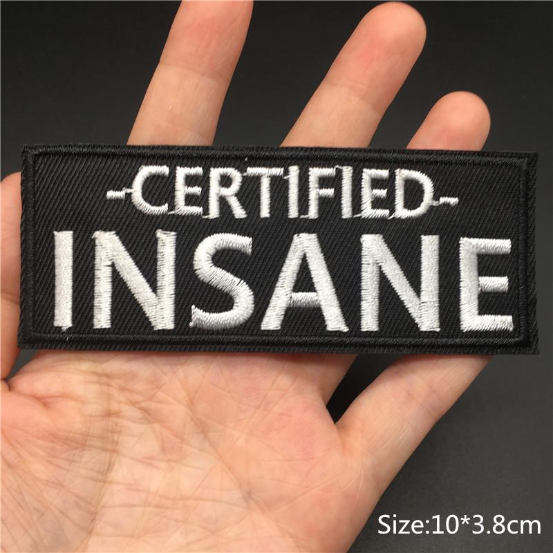 Letters Embroidered Patches For Clothing Iron On Patches Text Diy Appliques For Clothes Jacket Stripes Slogan Stickers