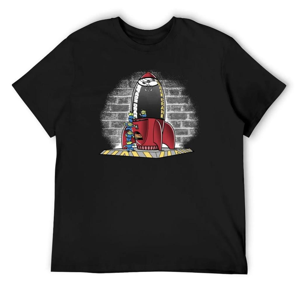 Aliens in to rescue T-Shirt new edition funny costumes anime stuff summer top mens graphic t-shirts hip hop