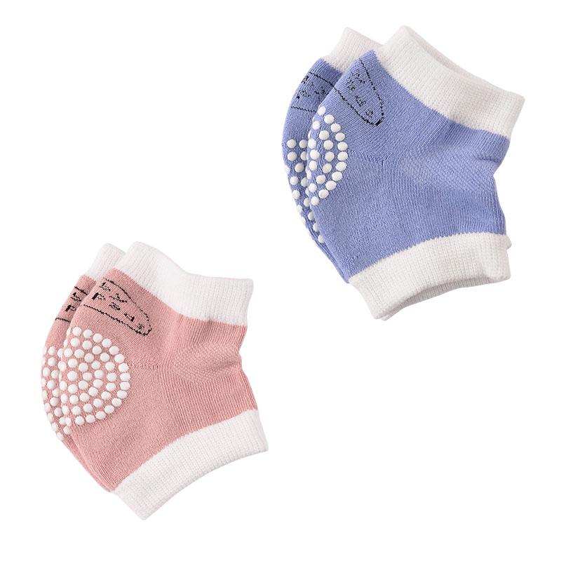 Baby Crawling Knee Pads Breathable, Toddler Walking Anti-Fall, Infant 0-3 Years Old, Pure Cotton Anti-Collision Elbow Pads, Non-