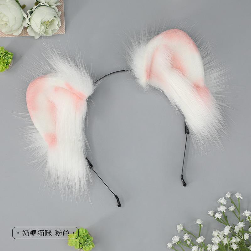 Kitten hair accessories cat ears headgear lolita girl cat ear headband comics cos simulation animal ear headband