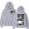 Felpa con Stampa Tour Rapper Kanye West Uomo Donna Felpa alla Moda Maniche Lunghe Gotico Punk Harajuku Felpa con Cappuccio Streetwear