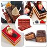 Silicone Cake Molds Cookie Chocolate Bar Molds Non-stick Durable Rectangle Candy Mold Baking Accessories Handmade Gifts