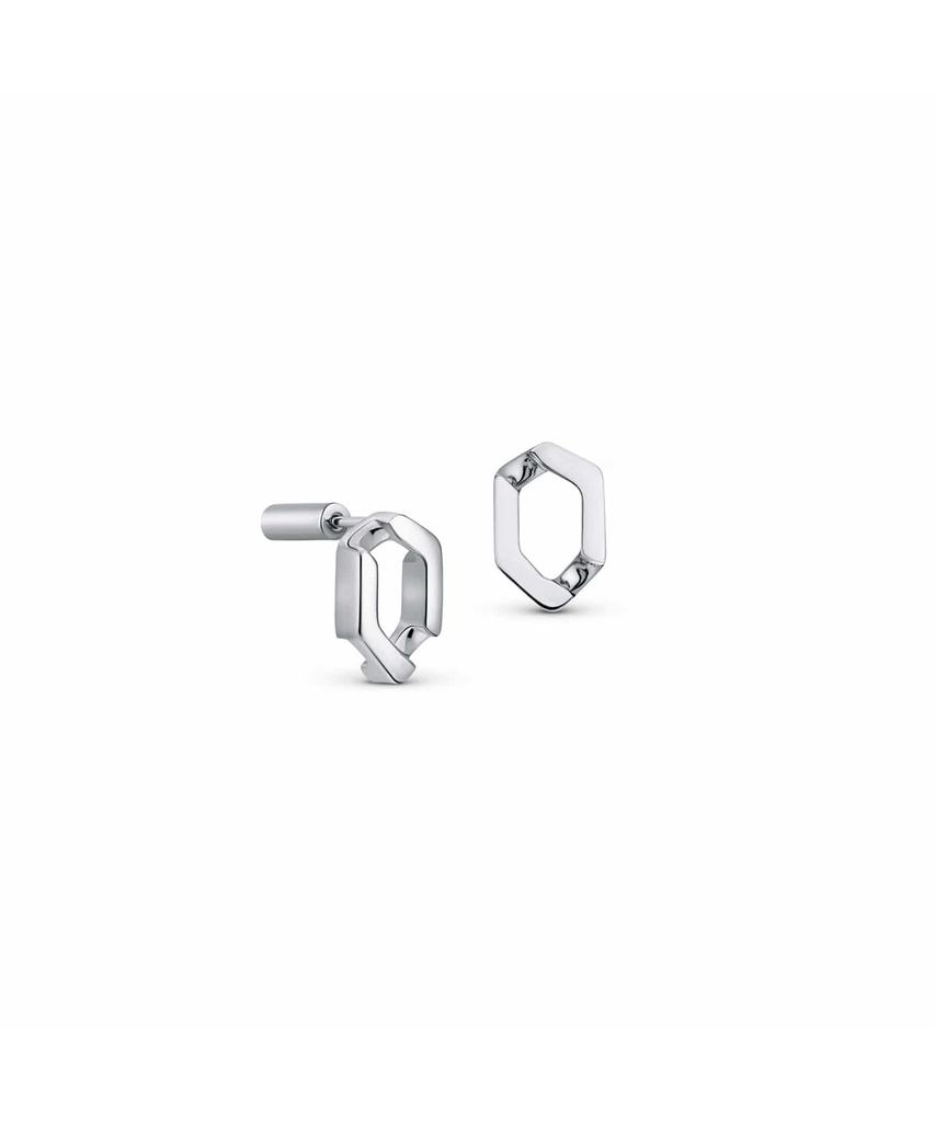 Trencadism Link Earrings Silver 925 Earrings Trm Lke13Chs