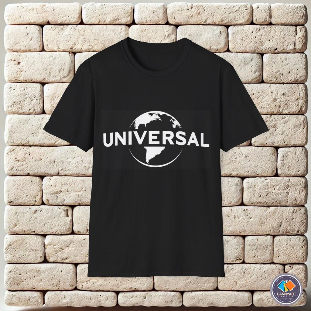 T-shirt Unisex con Logo dello Studio Cinematografico Universal Pictures