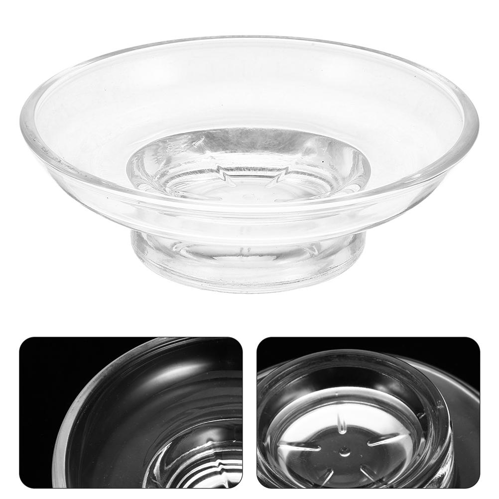 

Прозрачный стеклянный держатель для мыльницы, барная стойка, поднос, ванная комната, кухонная раковина, дозатор для душа, переносная посуда, бытовые товары