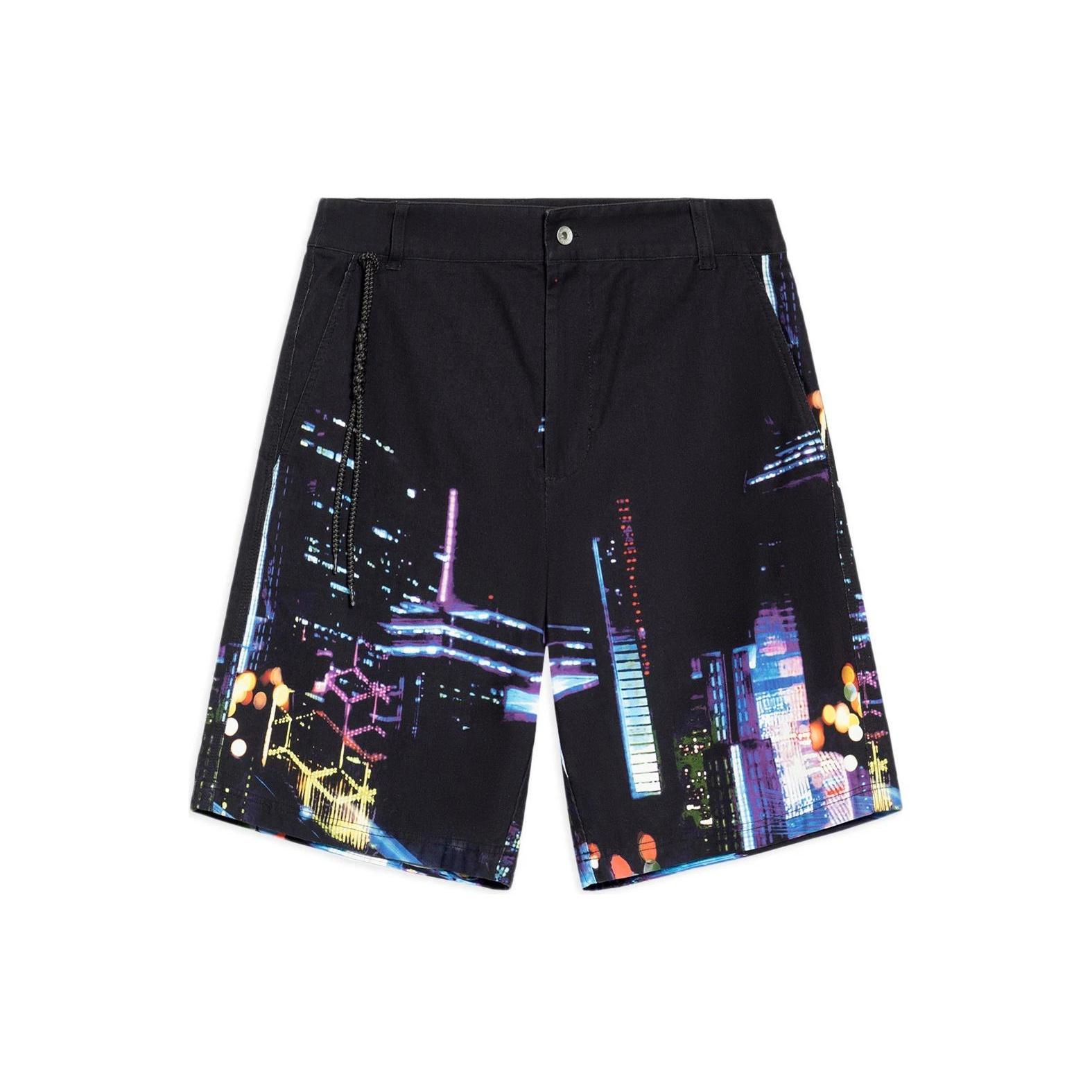 Li-Ning City Graphic Shorts  Black  Men s AKSS121-2 XL