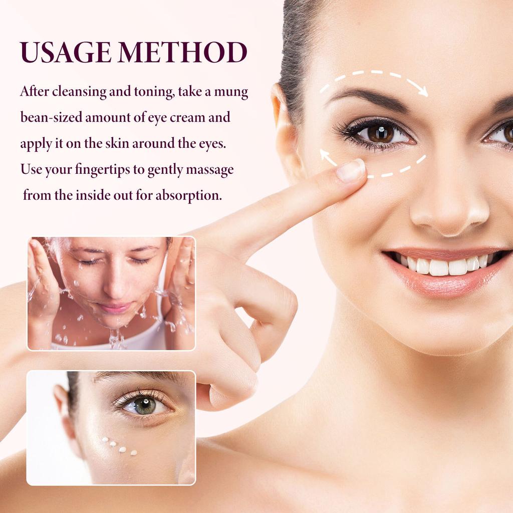 Mango Eye Cream Gentle Nourishing Formula for Elastic Soft Delicate Eye Area Skin Hydrating Revitalizing Treatment with Natural Extracts