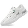 Board Shoes Men's Summer Mesh Breathable White Shoes Trendy Board Shoes Comfortable and Versatile Sports and Leisure Shoes Free