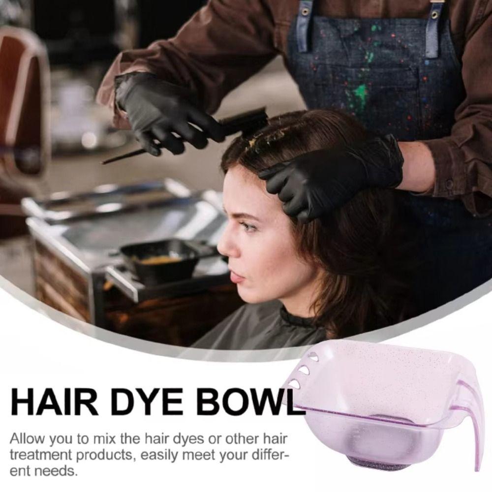 Glitter Color Hair Coloring Bowl Hair Treatment Styling Bowl Professional Styling Tool