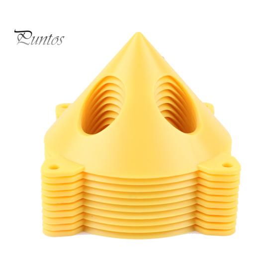 

10 шт. пирамидальные стойки для маляров, треугольные стойки для малярных работ, грузоподъемность 220 фунтов, компактная конструкция, переносные стойки для малярных работ, аксессуары жёлтый