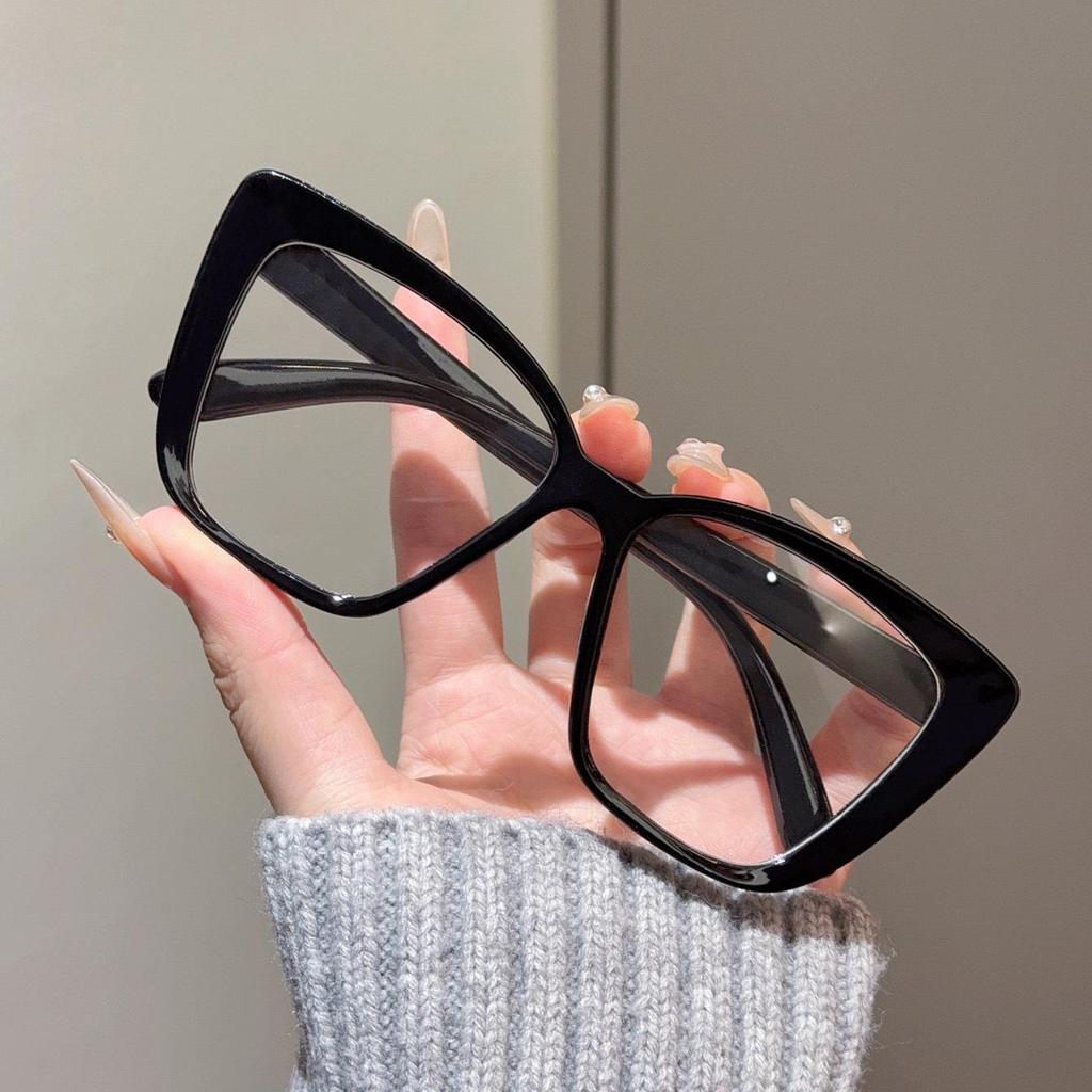 European & American Cat-Eye Sunglasses - Large Frame, Slimming, High-End Style