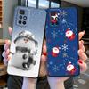 Black Snowman Merry Christmas Shockproof Case Cover for Huawei P30 Lite P20 Lite P30 Pro P Smart Z P10 P40 Lite E P50 Pro P20