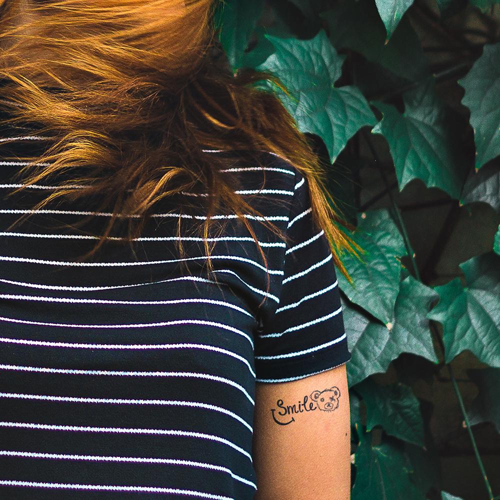 1 Sheets Semi Permanent Women's Fake Tattoos Wrist Ankle Tattoos Waterproof Sweatproof and Long Lasting Herbal Instant Tattoos