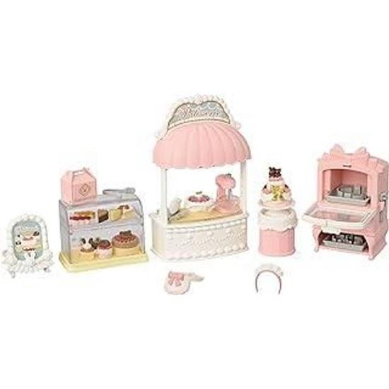 Sylvanian Families Store Furniture Set Sweet Patissier First Cake Shop Mi-92 ST Mark Certified 3 Years Up Toy Dollhouse EPOCH