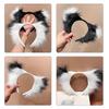 Anime Cosplay Props Beast Dog Hair Hoop Furry Wolf Hair Styling for  Con Headband Wolf Animal Carnivals  White