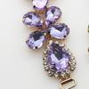 2018 New Charm 105MM Acrylic Chain DIY Garment sewing accessories Metal Crystal Rhinestone bikini Connectors buckle