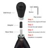 5 Speed Universal Manual Car Gear Stick Shifter Shift Knob Lever Leather Black