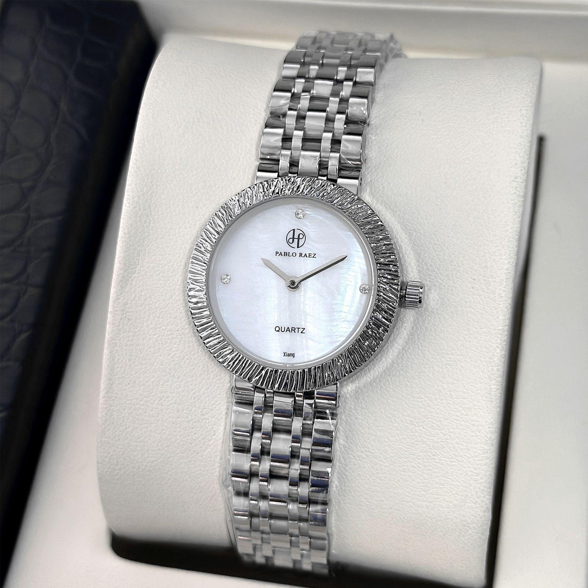 Женские стальные наручные часы PABLO RAEZ – Элегантный циферблат из перламутра, водонепроницаемый дизайн