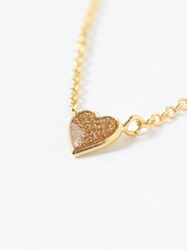 Ray BEAMS Petite Epo Heart Necklace, Women's, Gold
