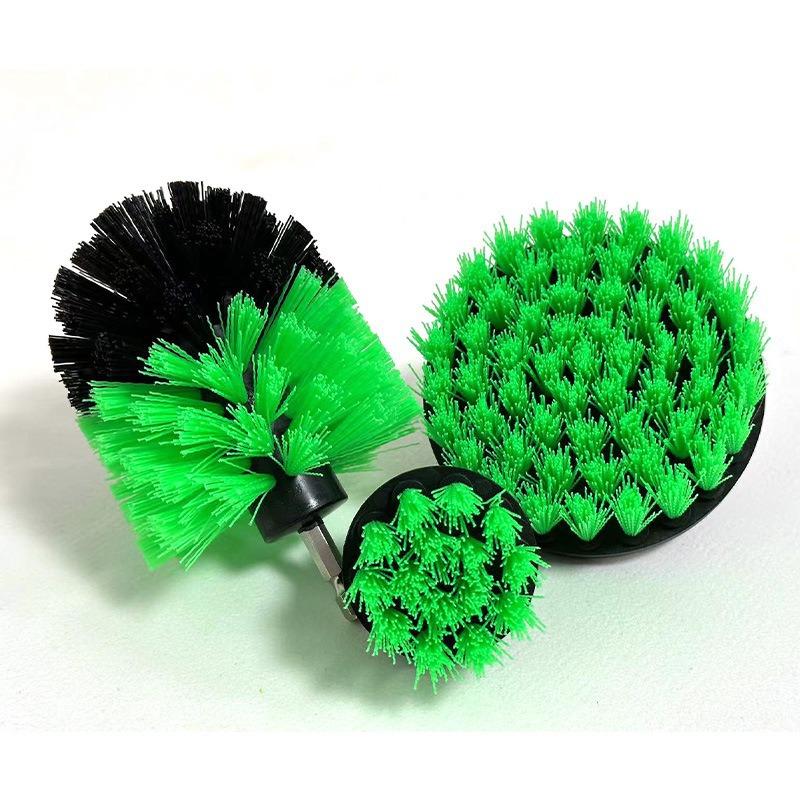 

3/4Pcs Power Scrubber Brush With Drill Scrub Brush For Cleaning Showers Tubs Bathroom Tile Grout Carpet Drill Brush Attachment A4