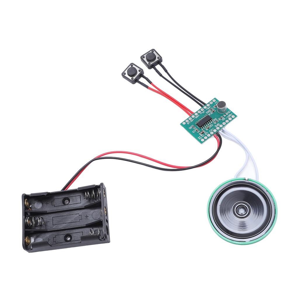 Recordable Sound Module, Music Sound Voice Recording Module Device Chip, 4 Minutes Recording Time,   Playback, for Holiday Crtive Greeting Card