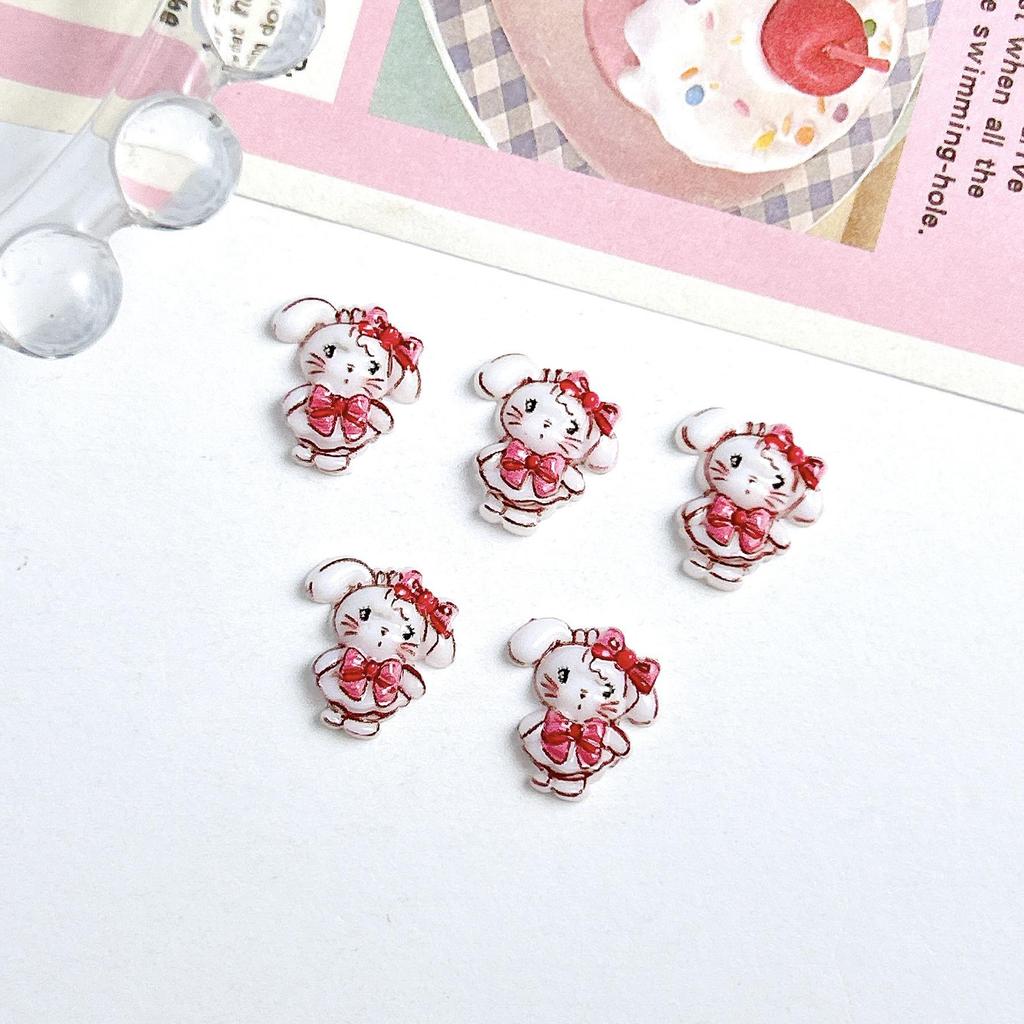 3D Cute Bear Nail Art Accessories: Mixed Style Cream Glue for DIY