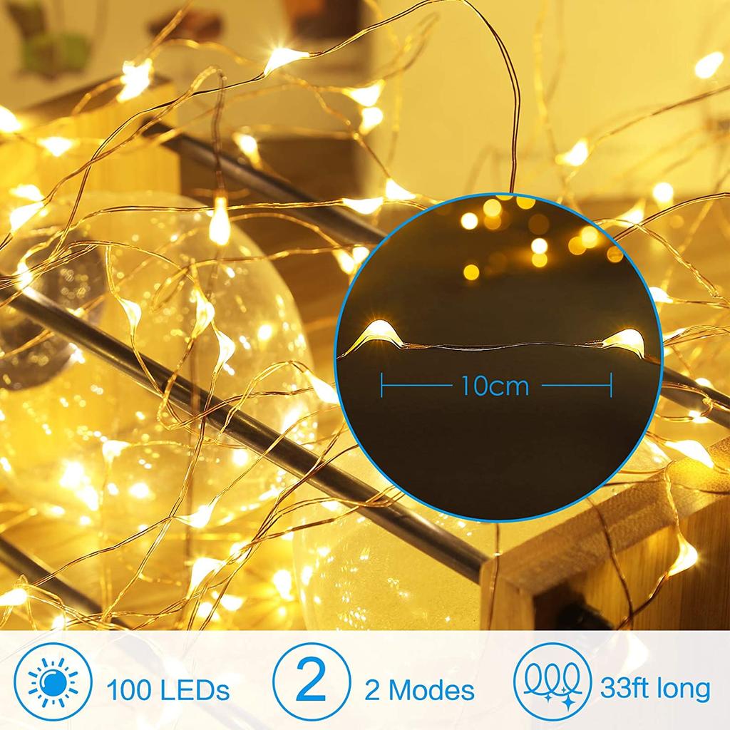 1PC Led String Lights 3AA Battery Mode Waterproof Outdoor Lamp For Garden Party Christmas Holiday Decor Lamps Wire Twinkle Lamp