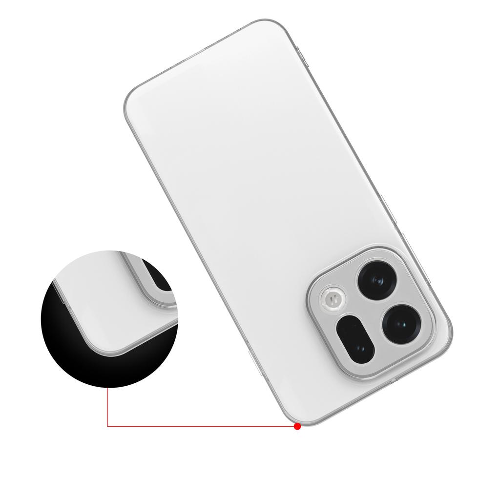 Simple Slim Soft TPU Clear Transparent Phone Case For OPPO Find X9 Pro FindX9Pro G Cover Fundas Capa Perfect Fit