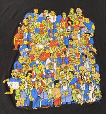 Nuova popolare La CAMICIA COMPLETA dei Simpsons 2007 Manica Corta Nera Unisex Sh