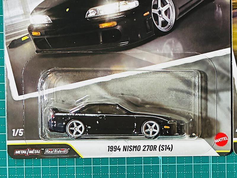 Hot Wheels 1994 NISMO 270R PORSCHE 993 GT2 NISMO Nissan Silvia Porsche Modern Classic Car Culture (S14)