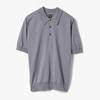 Batoner Karibik-Seesee-Baumwoll-Polo Grau Blau Bof1m60002f13