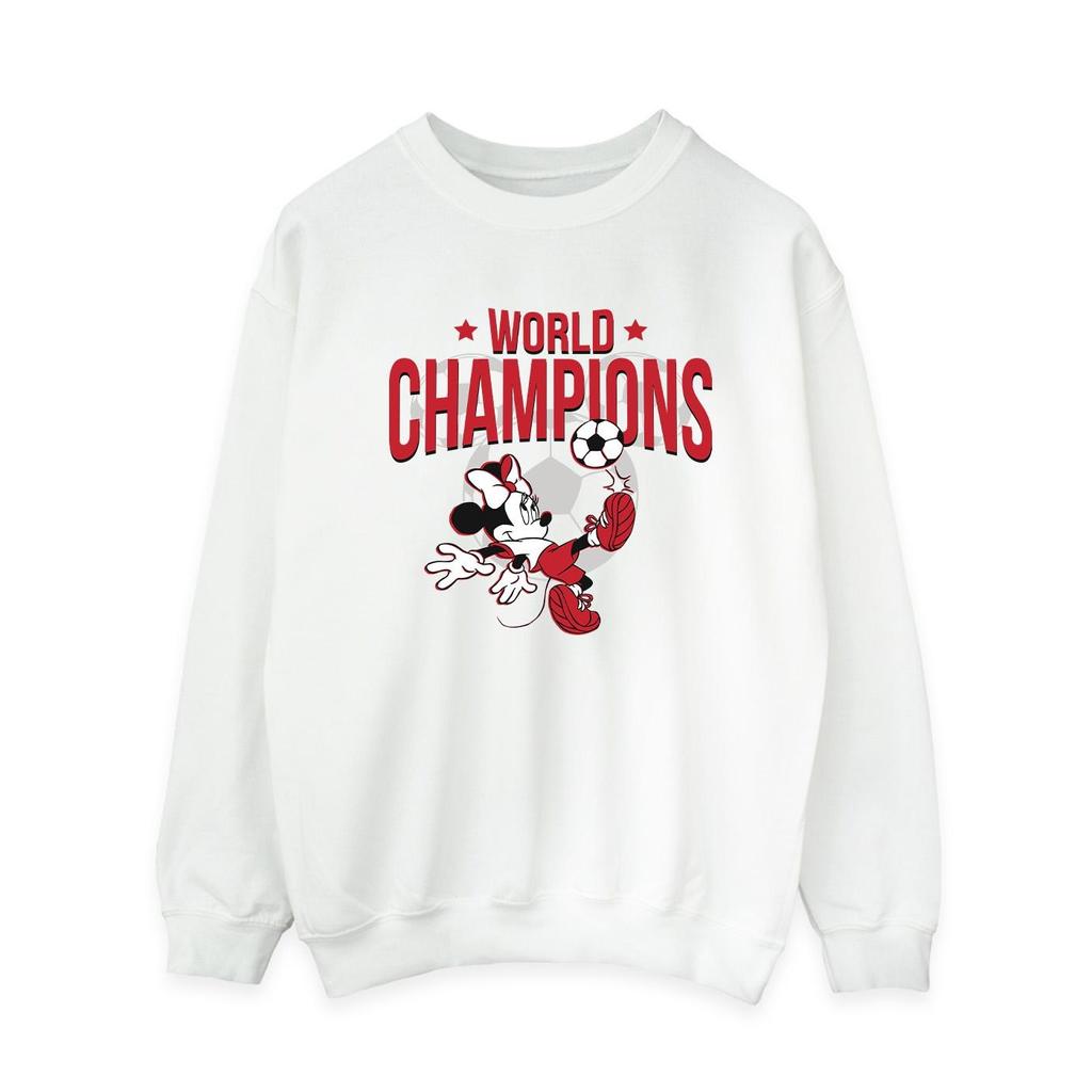 Disney Womens/Ladies Minnie Mouse World Champions Sweatshirt
