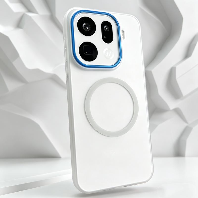 For OPPO Find X9 Pro Case For MagSafe Magnetic Simple Matte Transparent Skin Feel Lightweight PC Hard Cover Non-Slip Bumper