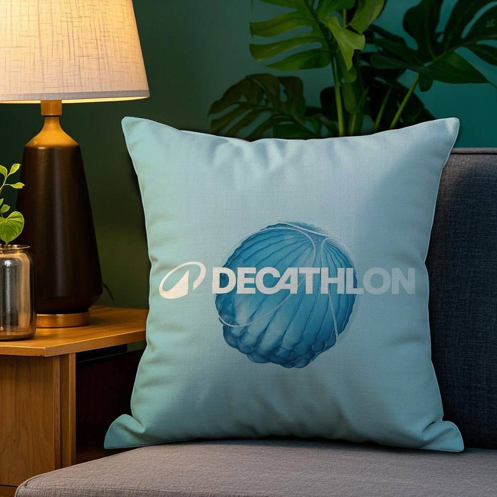 C-Classic D-DecathlonS Pillow Case Plush Fabric Soft Double Sided Print Home Sofa High Quality Cushion Cover Throw