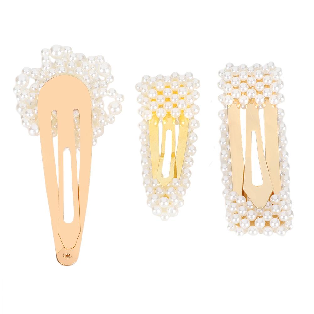 Fashionable Cute Girl Pearl Hair Pin Hair Clip Hair Accessories Beauty Tools JewelryCombination 1