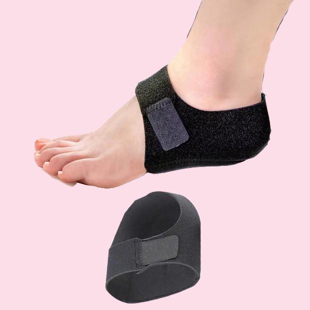 Silicone Heel Protector with Shock Absorption & Anti-Crack Gel Arch Support