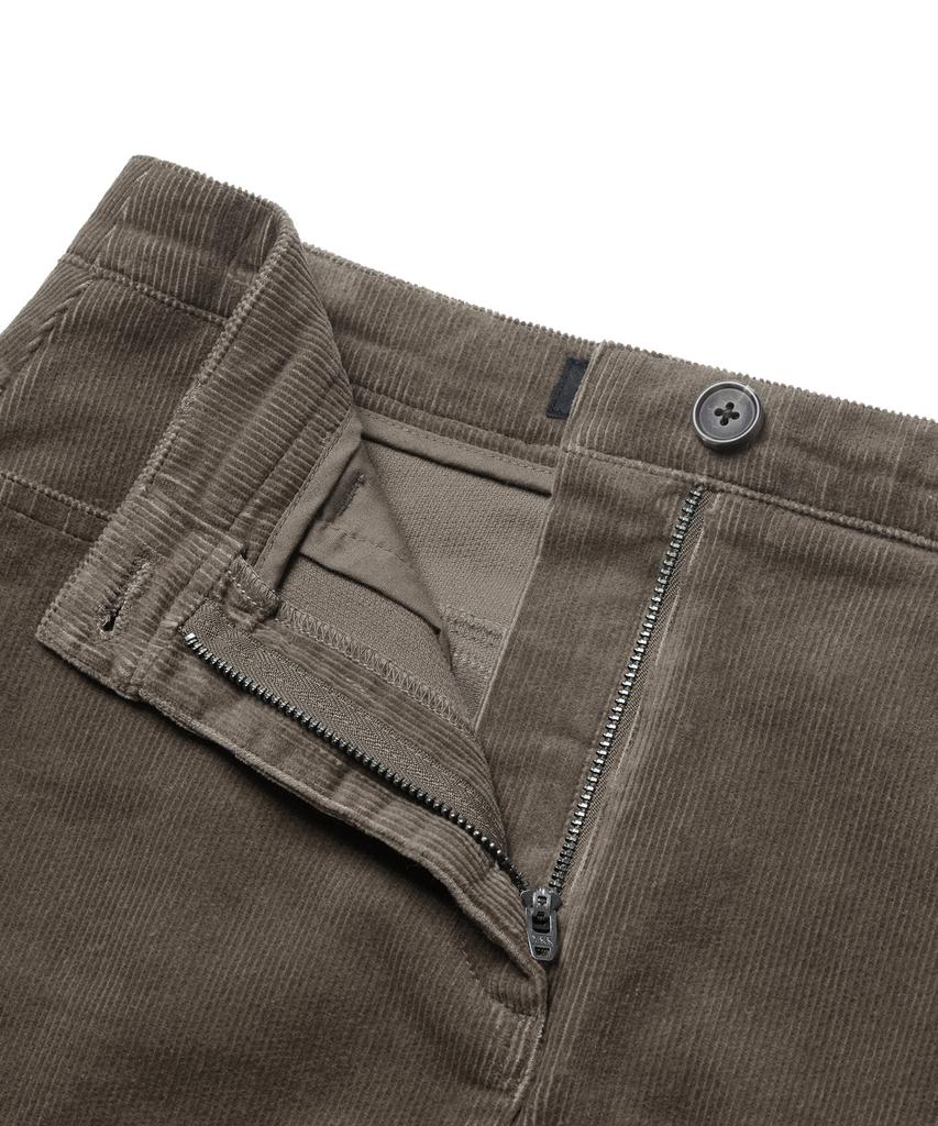 Musinsa Standard Woman Women'S Corduroy Midi Skirt [Khaki Brown]