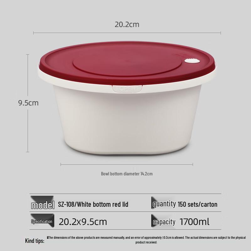 Eco-Friendly Sugarcane Pulp Disposable Food Container with Locking Lid
